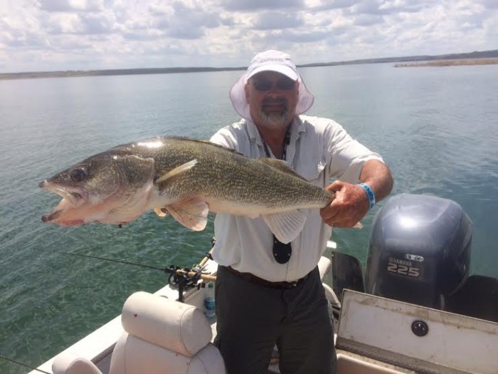 Crooked Creek Walleye Tournament Day 1 Leaders Fort Peck Montana