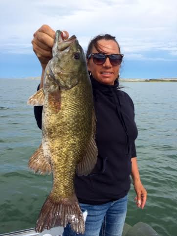 Tracy Powers Catches Pike and Bass on Fort Peck