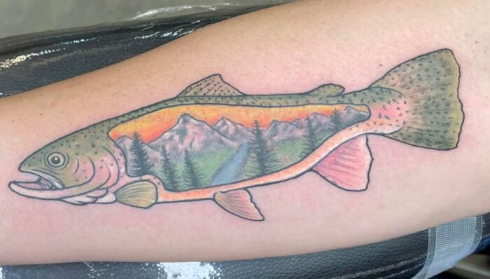 Fishing tattoo  Visions Tattoo and Piercing