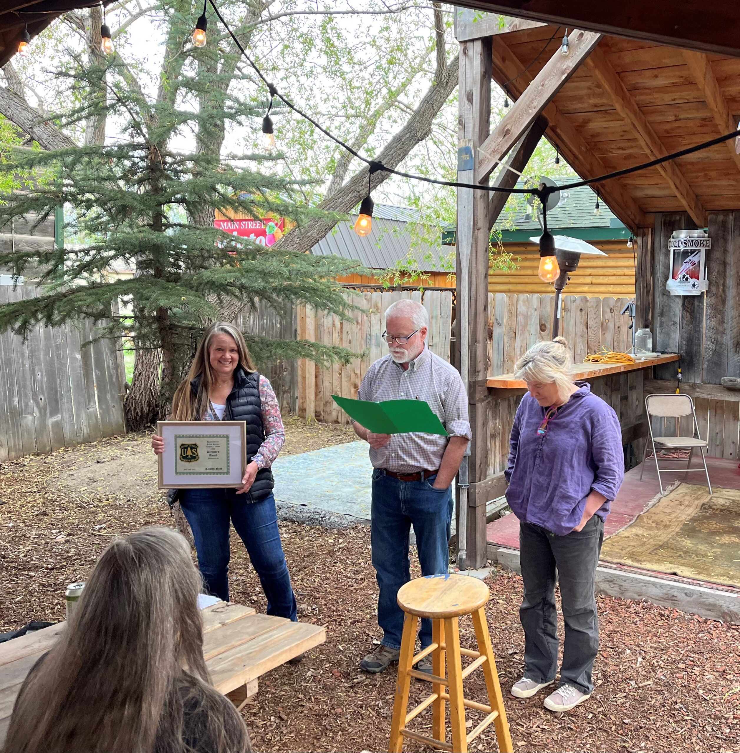 Kathy Nash Presented with Director’s Award at the Annual Regional Lands Meeting