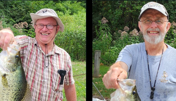 Two anglers reeled in history while fishing together