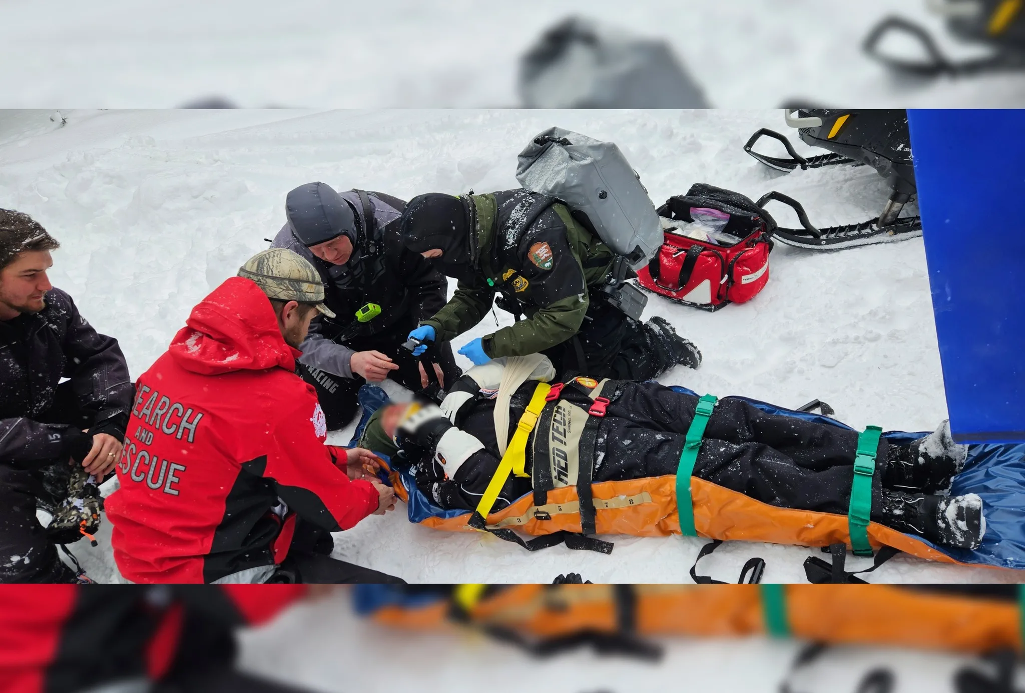 Gallatin Search and Rescue respond to injured snowmobiler