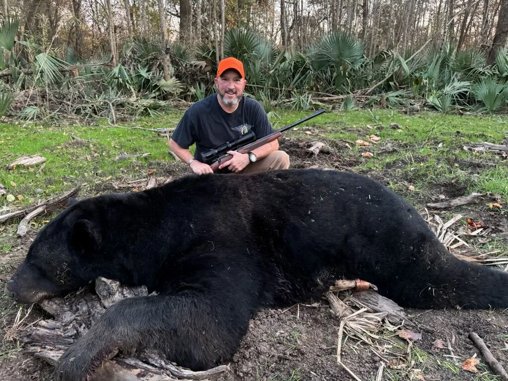 Massive black bear killed by veteran in first Louisiana hunt in 35 years