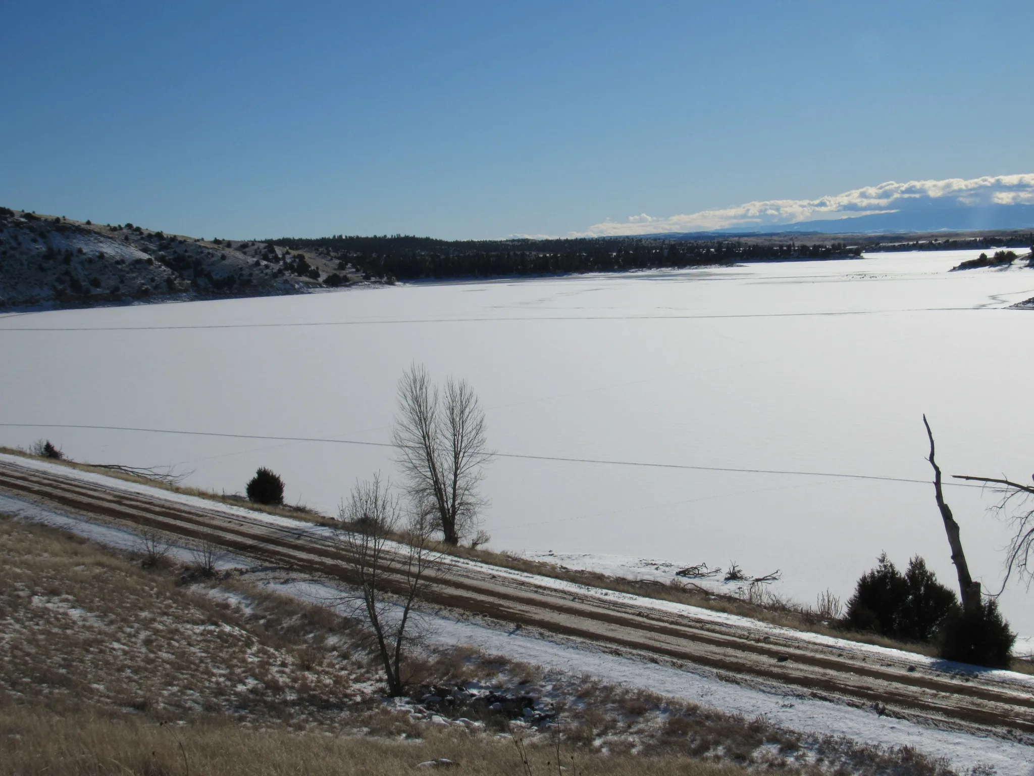 Tongue River Reservoir Ice Update 1.9.25