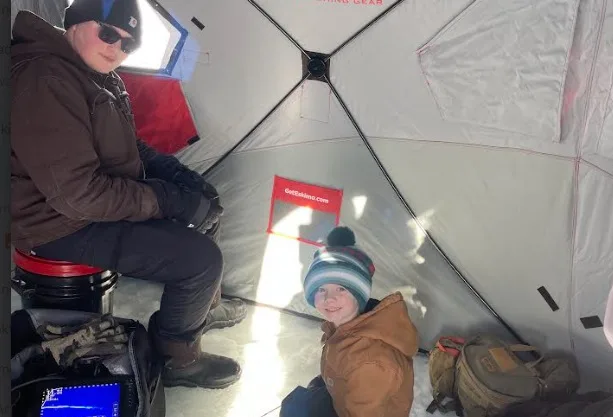 Slow Fishing, Fast Fun: Joe Moline’s Ice Fishing Trip with the Grandkids